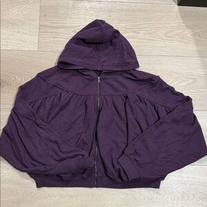 Aerie Deep Purple Knit Sweater